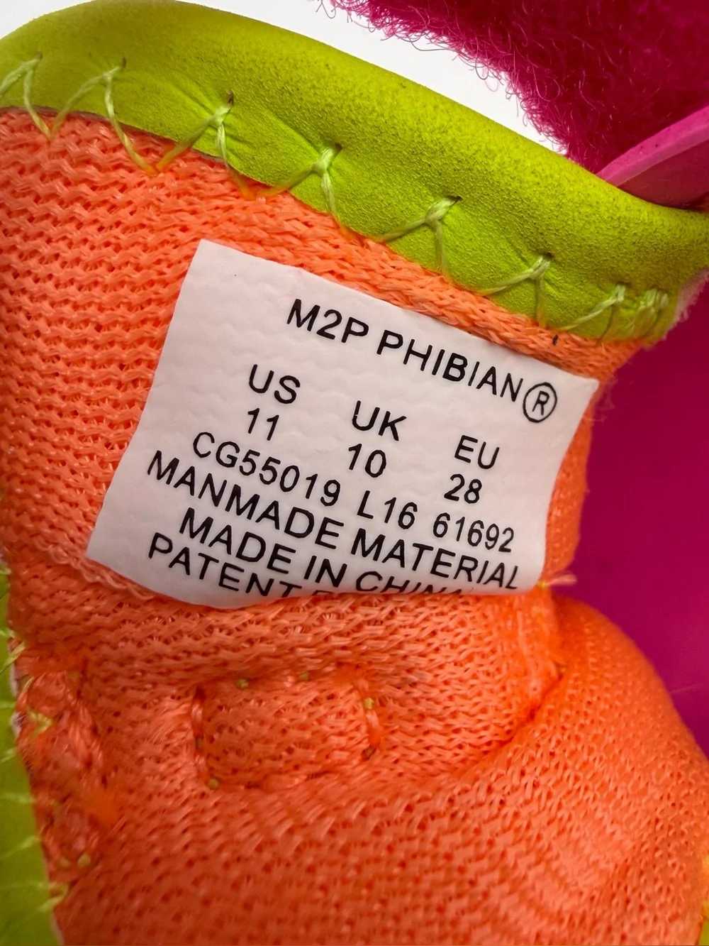 Stride Rite Made2Play Phibian Pink Water Shoes Kids Size 11 Gorpcore Summer